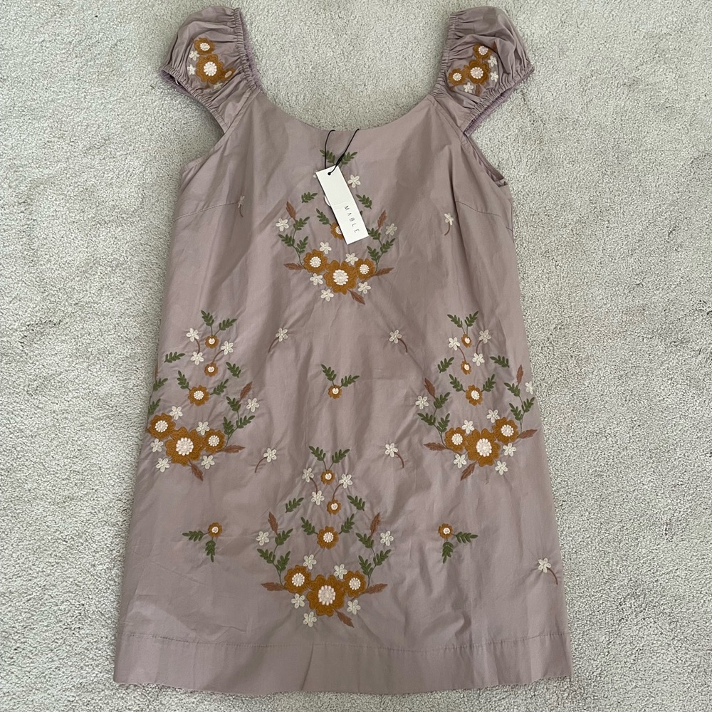 ANTHROPOLOGIE MABLE FLORAL THE LEAH DRESS